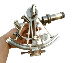 Cadeau de sextant d&#39;instrument d&#39;astrolabe de navigation marine antique... - £59.20 GBP