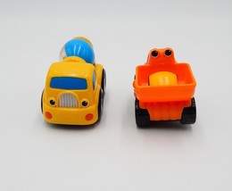 Fisher Price Lil Zoomers Roller Balls Construction Trucks Cars 2 Pc Cement Dump - £8.64 GBP