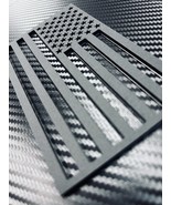 3D Custom American Flag Blk Carbon Fiber License Plate Aluminum Built To... - $69.94 CAD