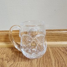 Waterford Crystal Glass Clear Mug 4 ¾” Tall 14 Oz Giftware Excellent Beautiful - £26.22 GBP