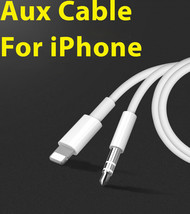 From iPhone to 3.5 mm Car Aux Audio Cable Adapter iPhone 11 Pro Max XR Xmax X 8 - £10.93 GBP