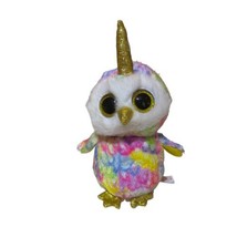 TY Beanie Boos “ENCHANTED” the Unicorn Owl 7.5” Plush Beanie Stuffed Ani... - £8.38 GBP