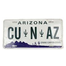 CU N AZ Arizona State Background Novelty License Plate - £11.07 GBP