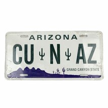 CU N AZ Arizona State Background Novelty License Plate - £10.60 GBP