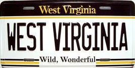 West Virginia State License Plate Novelty Fridge Magnet - $7.99