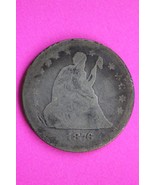 1876 P Seated Liberty Silver Quarter Scarce Guaranteed Authentic Rare Co... - $415.52 MXN