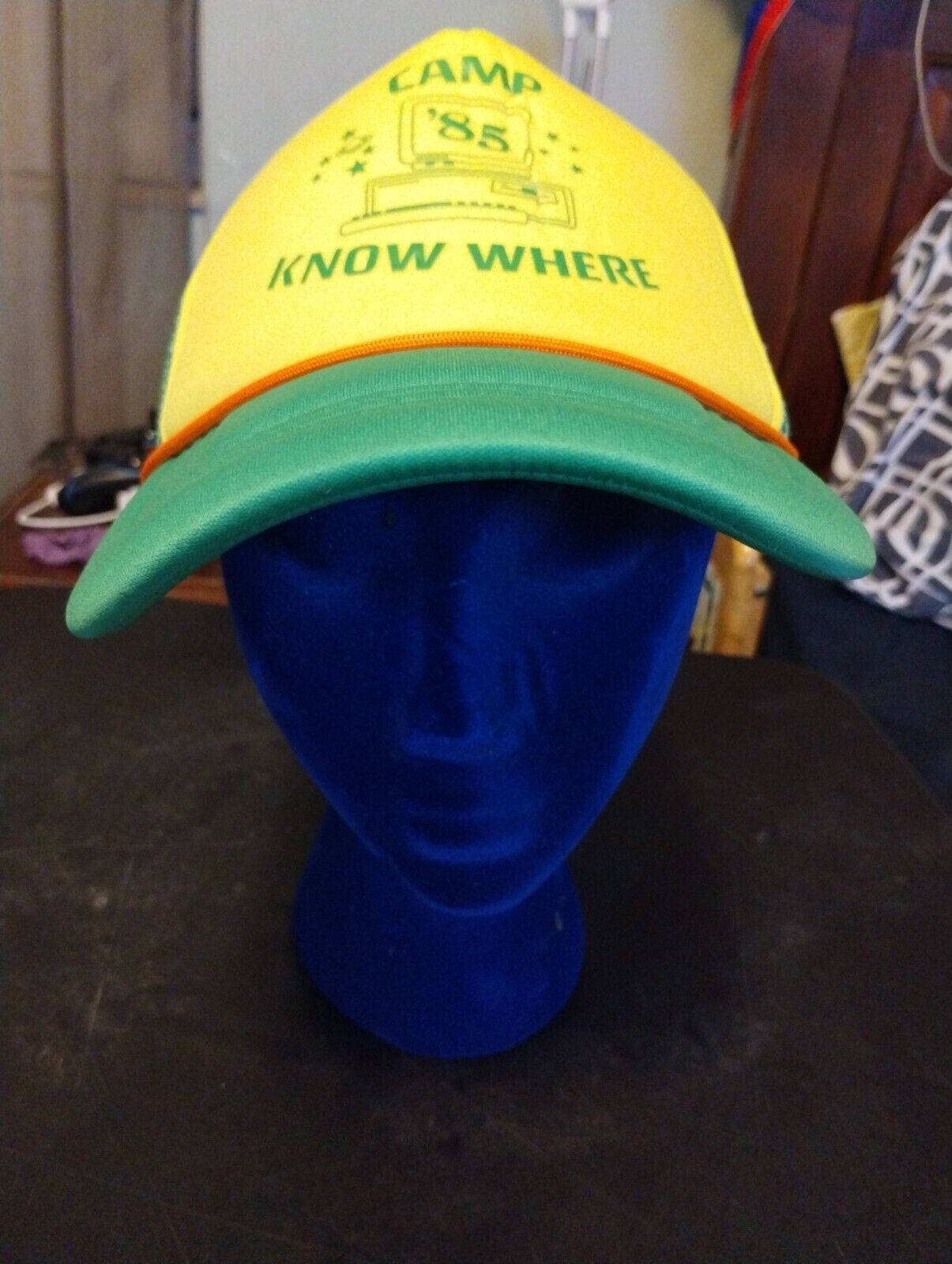 Camp ’85 Know Where Hat Dustin’s Stranger Things Cap Truckers One-Size S... - $11.87