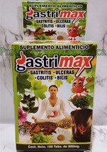 Gastrimax Tabletas *Gastritis *Ulceras *Colitis *Bilis  *Cont.100Tab.* - £15.56 GBP