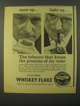 1964 Player&#39;s Whiskey Flake Tobacco Ad - Open up.. Light up.. - £14.50 GBP