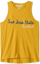 Womens NCAA San Jose State Spartans Racer Tank Campus Couture Gold Size Small - £8.53 GBP