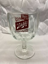  Schlitz pedestal beer glass Vintage 12oz - $12.35