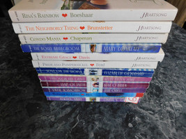 Heartsong Presents lot of 12 Assorted Authors Christian Romance Paperbacks - £18.87 GBP