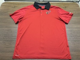 Arizona Cardinals Men’s Red/Black NFL Football Polo Shirt - Nike - XL - £15.61 GBP