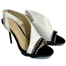 GX by Gwen Stefani Stiletto White Faux Leather Side Wrap Women's Shoes 8.5M - $18.99
