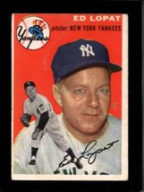 1954 Topps #5 Ed Lopat Good+ Yankees *X7176 - £3.46 GBP