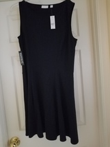 New York &amp; Company Women&#39;s Black Fitted To Waist With Flared Below Waist... - $26.00