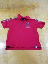 COOGI Vintage Embroidered Red Collared Polo Short Sleeve Cotton Childs S... - $7.87