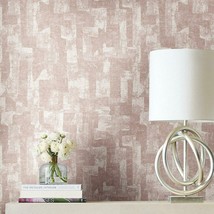 Nikki Chu Blush Pink Capetown Peel And Stick Wallpaper From Roommates, Model - £51.79 GBP
