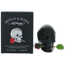 Ed Hardy Skulls &amp; Roses by Ed Hardy, 2.5 oz Eau De Toilette Spray for Men - £43.50 GBP