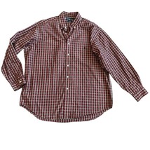 Ralph Lauren Big Shirt 100% Cotton Plaid Button-Down Long Sleeve Top Siz... - £43.66 GBP