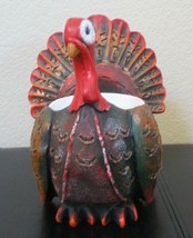 Thanksgiving Turkey Planter 8&quot; Resin - £19.85 GBP