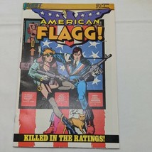 First Comics American Flagg! Killed In The Ratings! Issue 3 Comic Book - $165.89 MXN