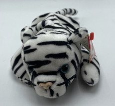 Ty Beanie Babies Blizzard The White Tiger 1996 #3 - £3.58 GBP
