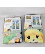 2 Sets Animal Crossing 63&quot; Unisex Kids Bedroom Window Curtain 4 Panels I... - $16.78