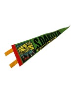 Vintage Felt Pennant South Dakota Mount Rushmore Cave Souvenir 12&quot; Flag - $28.71