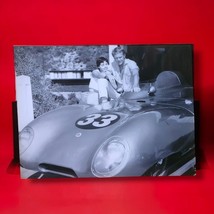 Lotus Eleven Steve Mc Queen With His Beautiful Car 8x10 Picture Celebrit... - $107.17 MXN