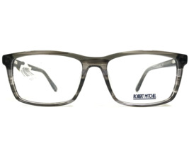 Robert Mitchel Eyeglasses Frames RM 9002 GRY Gray Horn Rectangular 54-17-145 - £52.14 GBP
