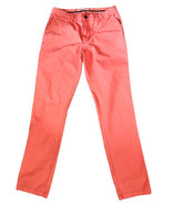 Pull &amp;Bear Pants Men US 29 EUR 42 Lightweight Slim Flat Front Chino Peac... - $23.44 CAD