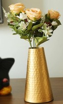 Decorative Vintage Flower Vase for Decoration Gold Home  (Flowers Not Included) - £31.84 GBP