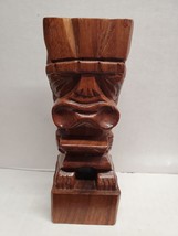 Hawaiian hand carved wood Tiki souvenir - £33.05 GBP