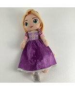 Disney Store Tangled Princess Rapunzel 13&quot; Plush Stuffed Toy Doll Flower... - $40.55 CAD