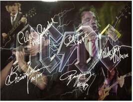 AC/DC Autographed Poster - $650.00