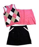 IZOD Golf Sweater Vest &amp; 2 Skorts Women&#39;s Sz 8 - £48.18 GBP