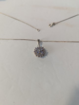 CLEARANCE Tanzanite Pendant Necklace Stamped 925 - $75.00