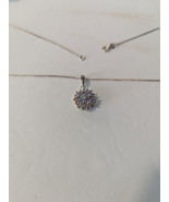 CLEARANCE Tanzanite Pendant Necklace Stamped 925 - $1,402.86 MXN