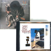 Stevie Ray Vaughan Double Trouble 2 CD Lot In Step The Sky Is Crying SRV 1989-91 - £14.41 GBP