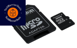 Kingston Digital 32 GB microSDHC Flash Memory Card SDC4/32GB 32GB, Black  - £16.99 GBP