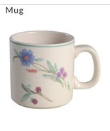 4 Oneida Ava Coffee Mugs Cups Flowers Floral 3.5&quot; 12 oz. Discontinued  - £15.56 GBP
