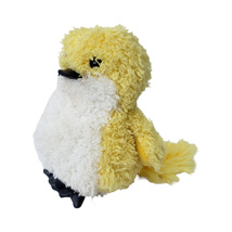 Unipak Replacement Yellow Bird 5&quot; plush toy with faux leather beak feet - $8.00