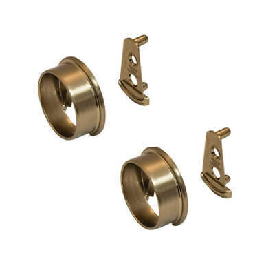 TAG Hardware 1 Pair Premium Round Wardrobe Closet Rod End Caps - $16.23
