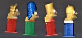 Simpsons Pez Candy Dispensers Mini Homer Bart Lisa Marge 2003 TARA - $19.00