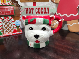Christmas Red White Westie Highland Terrier White Dog Coffee Mug Decor NEW - $22.99