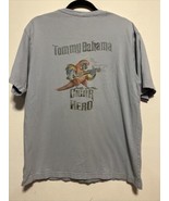 Tommy Bahama Relax  Parrot Cigar Hero Graphic T-shirt Men Adult Large Blue - $14.50