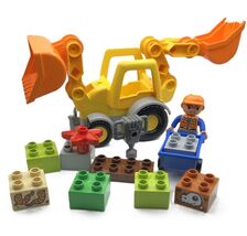 Lego Duplo 2016 Backhoe Loader Set  Ages 2-5 Set #10811 Complete - $26.95