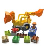 Lego Duplo 2016 Backhoe Loader Set  Ages 2-5 Set #10811 Complete - $26.95