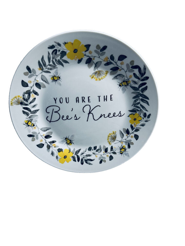 Royal Norfolk “You Are The Bee’s Knees” Spring Ceramic Salad Plate 7.5Inches